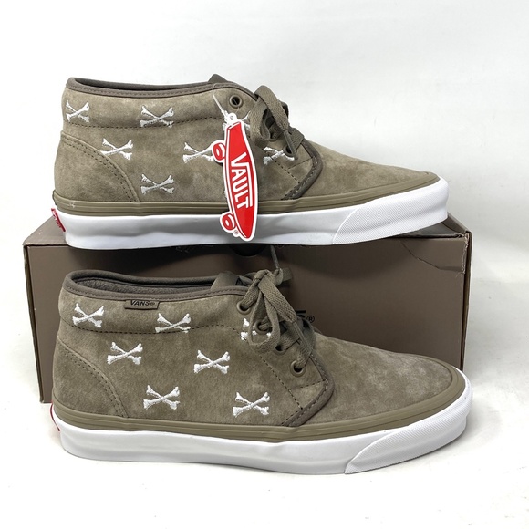 VANS Vault Chukka LX Sneakers Mid Suede Women's Bones Coyote Shoes VN0A4U3GBMD - Picture 8 of 10